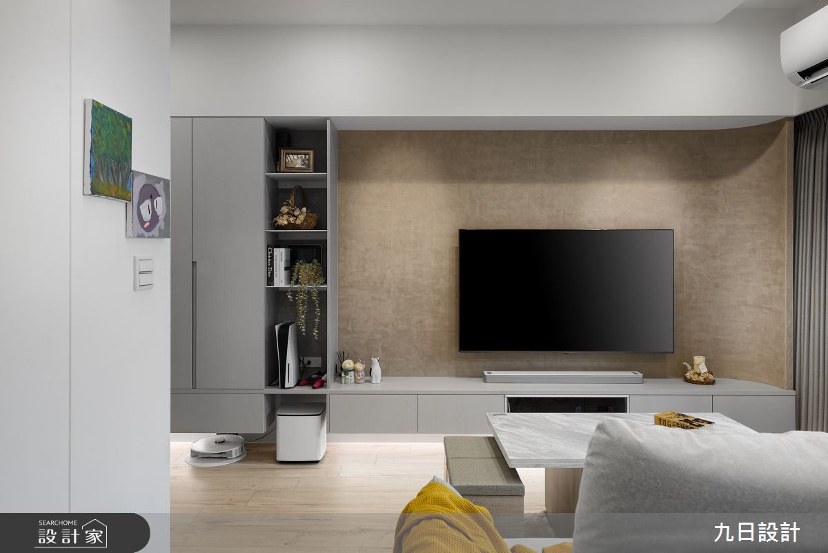 18坪新成屋(5年以下)＿北歐風客廳案例圖片＿九日室內裝修設計＿九日_86之14