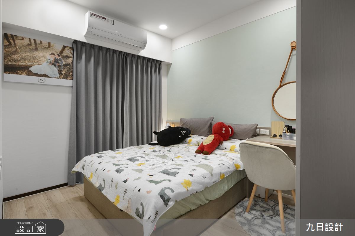 18坪新成屋(5年以下)＿北歐風臥室案例圖片＿九日室內裝修設計＿九日_86之18
