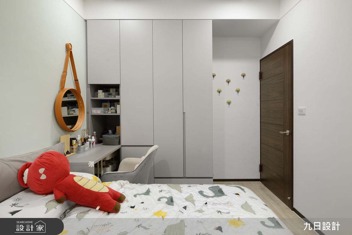 18坪新成屋(5年以下)＿北歐風臥室案例圖片＿九日室內裝修設計＿九日_86之17
