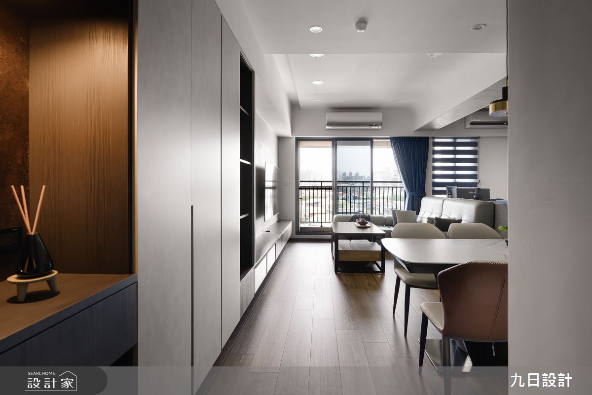 23坪新成屋(5年以下)＿現代風玄關客廳餐廳案例圖片＿九日室內裝修設計＿九日_87之4