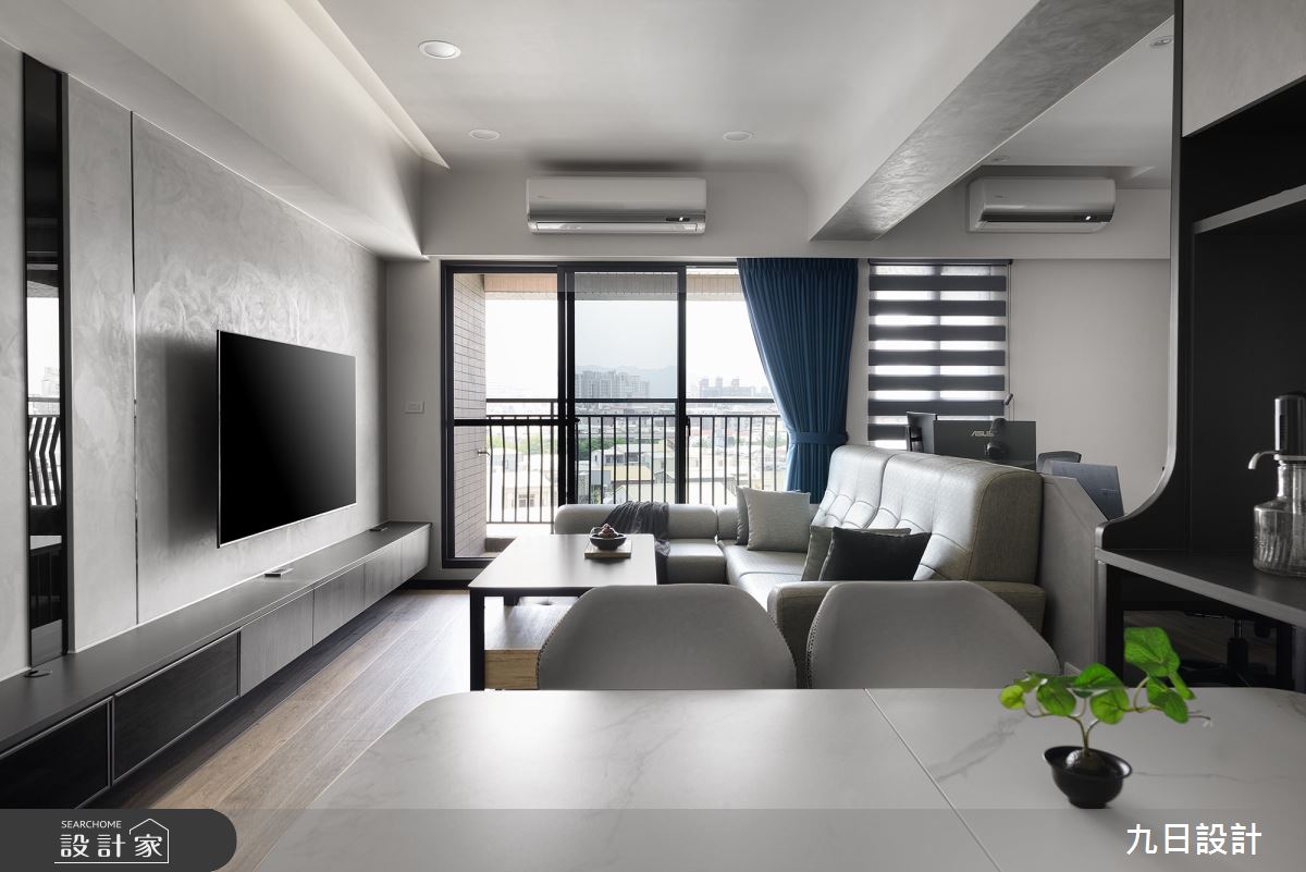 23坪新成屋(5年以下)＿現代風客廳餐廳案例圖片＿九日室內裝修設計＿九日_87之5