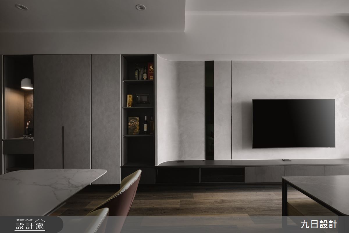 23坪新成屋(5年以下)＿現代風客廳餐廳案例圖片＿九日室內裝修設計＿九日_87之9
