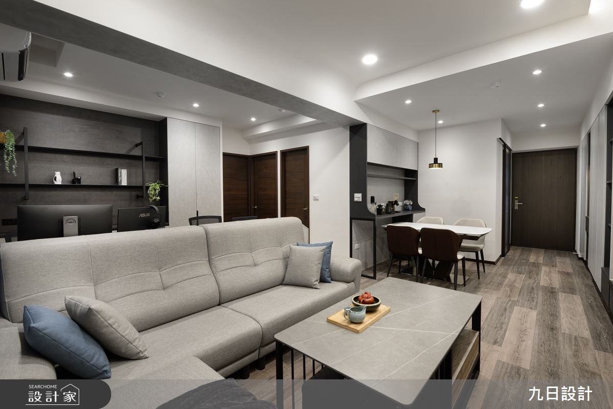 23坪新成屋(5年以下)＿現代風玄關客廳餐廳案例圖片＿九日室內裝修設計＿九日_87之13