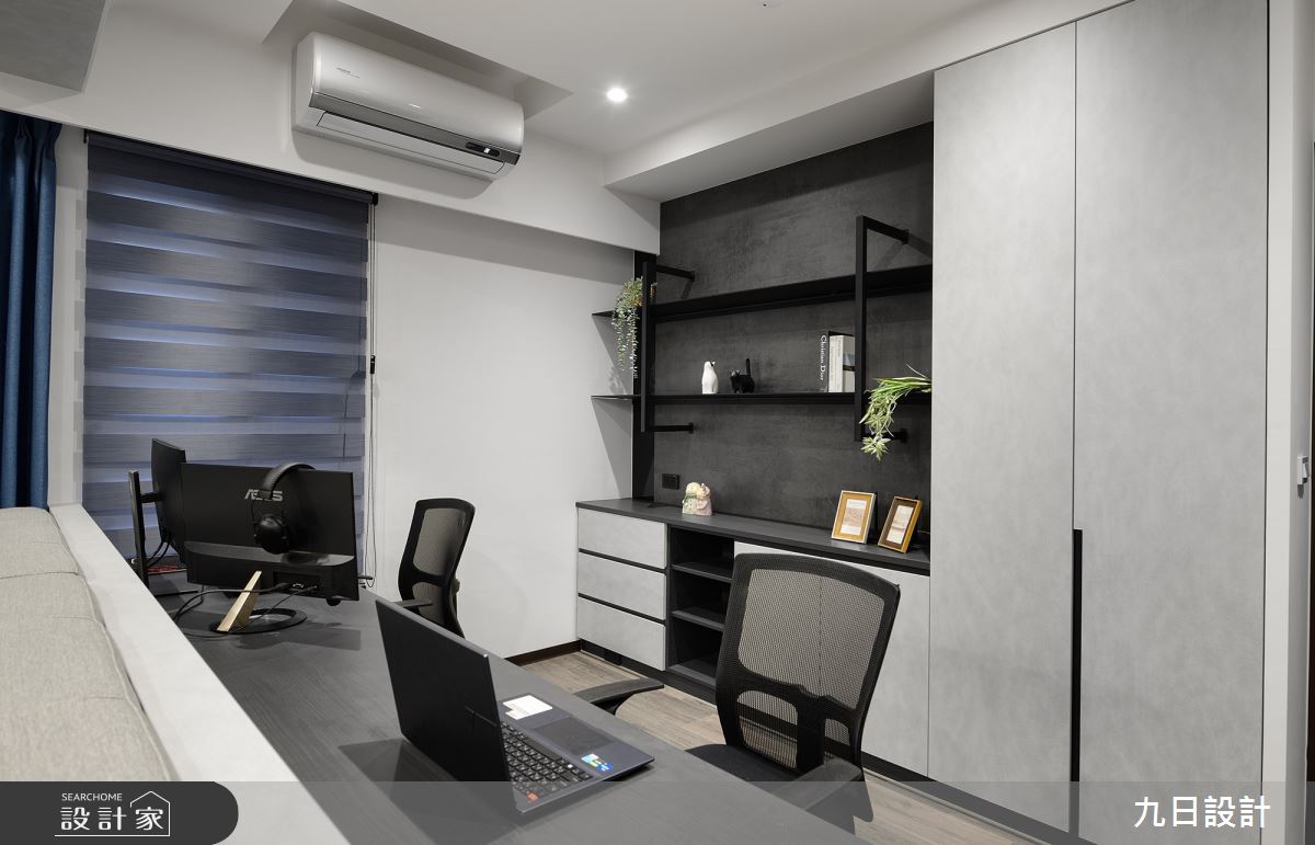 23坪新成屋(5年以下)＿現代風書房工作區案例圖片＿九日室內裝修設計＿九日_87之15