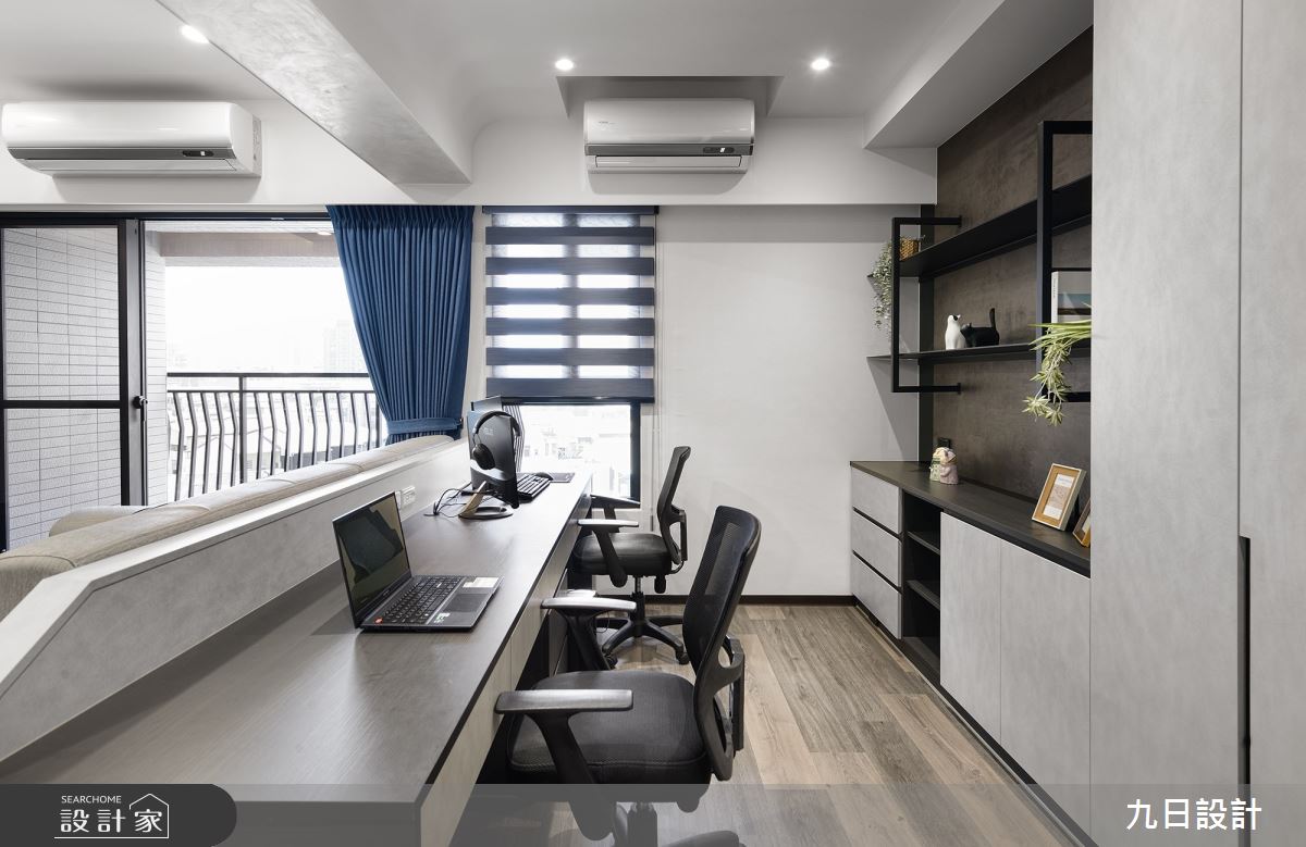 23坪新成屋(5年以下)＿現代風書房工作區案例圖片＿九日室內裝修設計＿九日_87之16