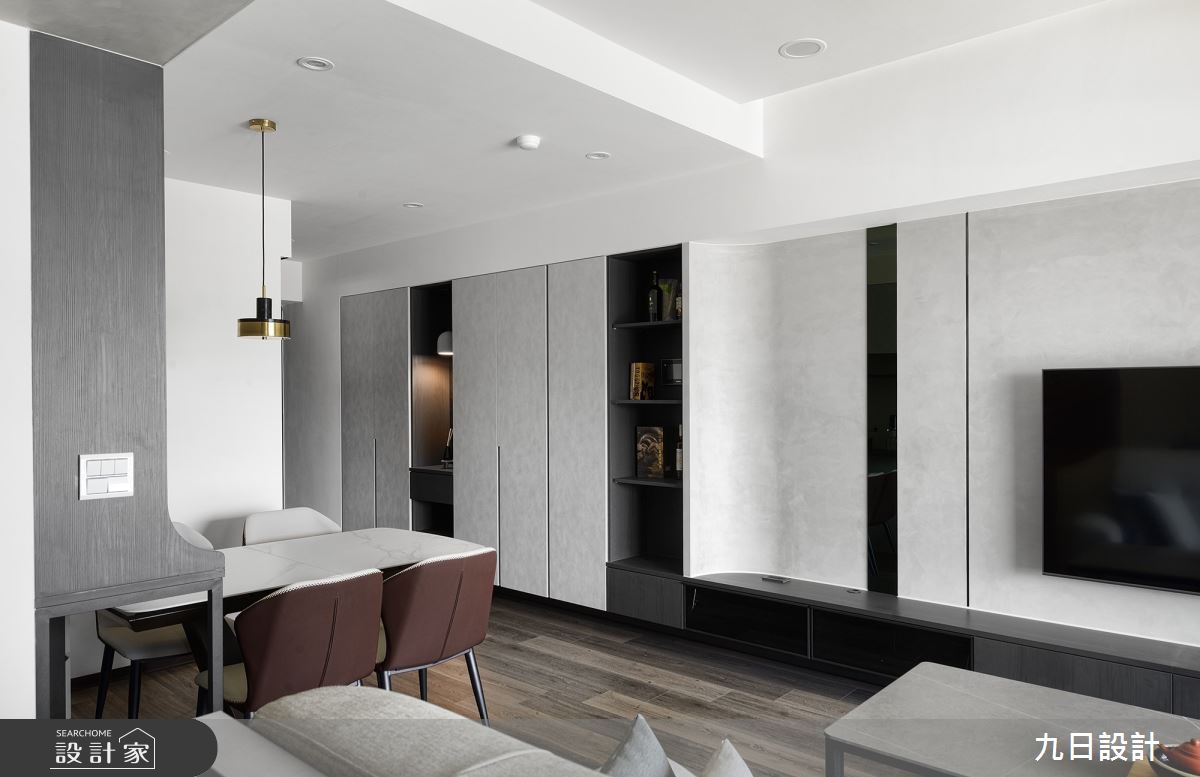 23坪新成屋(5年以下)＿現代風客廳餐廳案例圖片＿九日室內裝修設計＿九日_87之11