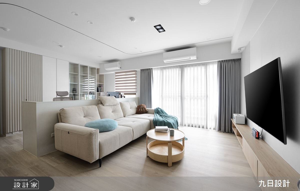 25坪＿北歐風客廳書房工作區案例圖片＿九日室內裝修設計＿九日_88之8