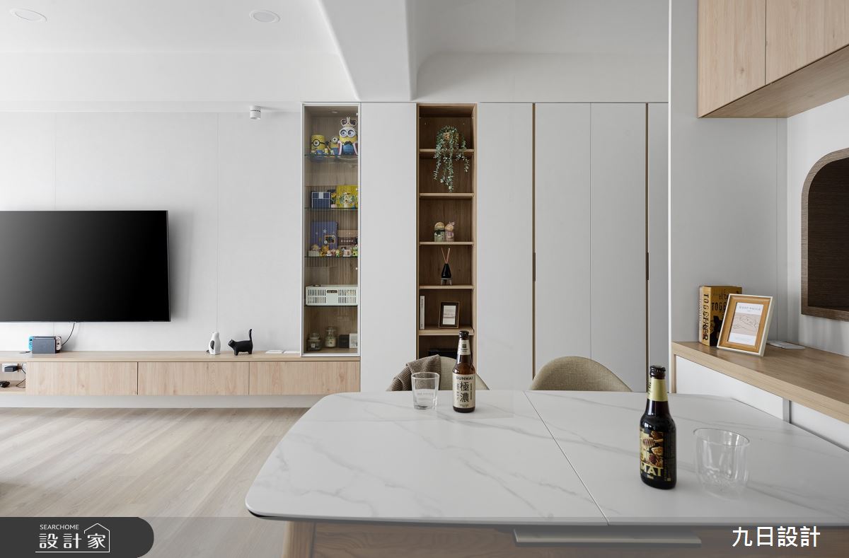 25坪＿北歐風客廳餐廳案例圖片＿九日室內裝修設計＿九日_88之10