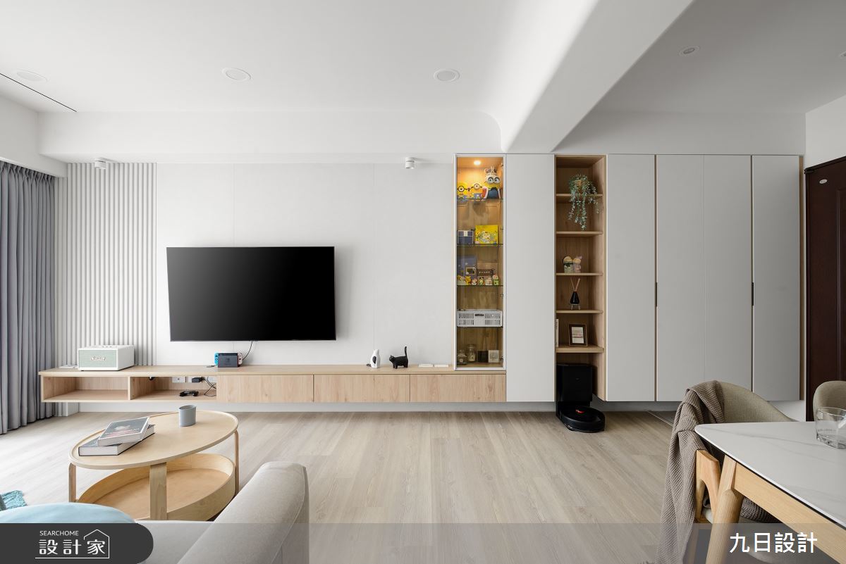 25坪＿北歐風客廳餐廳案例圖片＿九日室內裝修設計＿九日_88之11