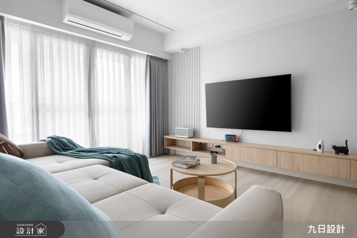 25坪＿北歐風客廳案例圖片＿九日室內裝修設計＿九日_88之13