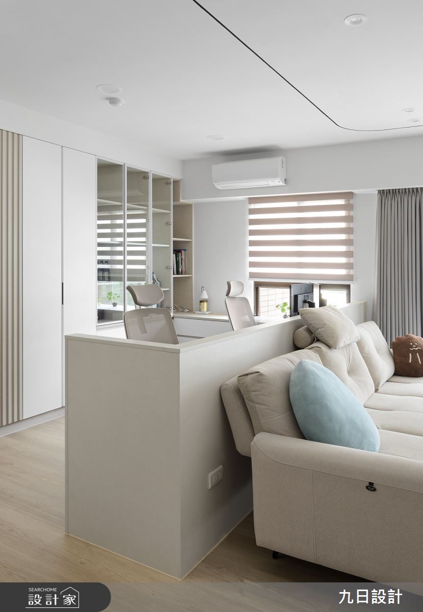25坪＿北歐風客廳書房工作區案例圖片＿九日室內裝修設計＿九日_88之18