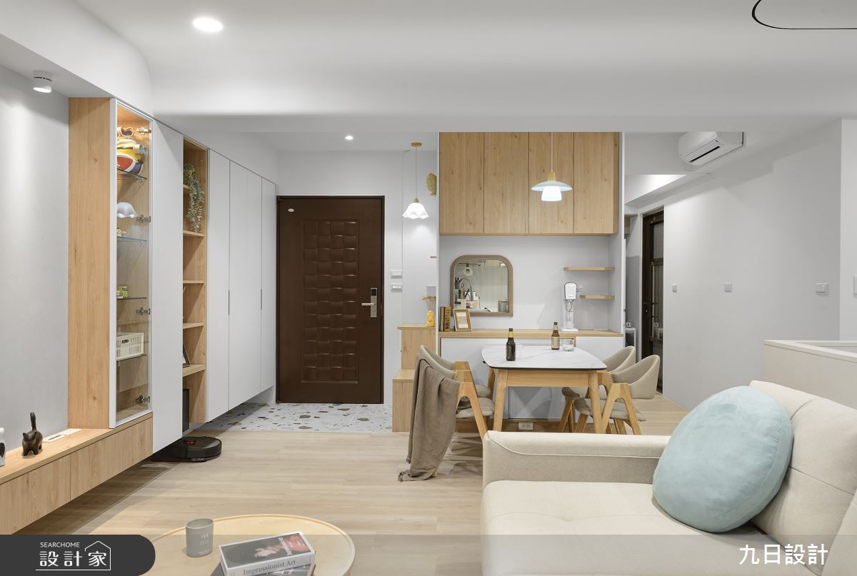 25坪＿北歐風玄關客廳餐廳案例圖片＿九日室內裝修設計＿九日_88之22