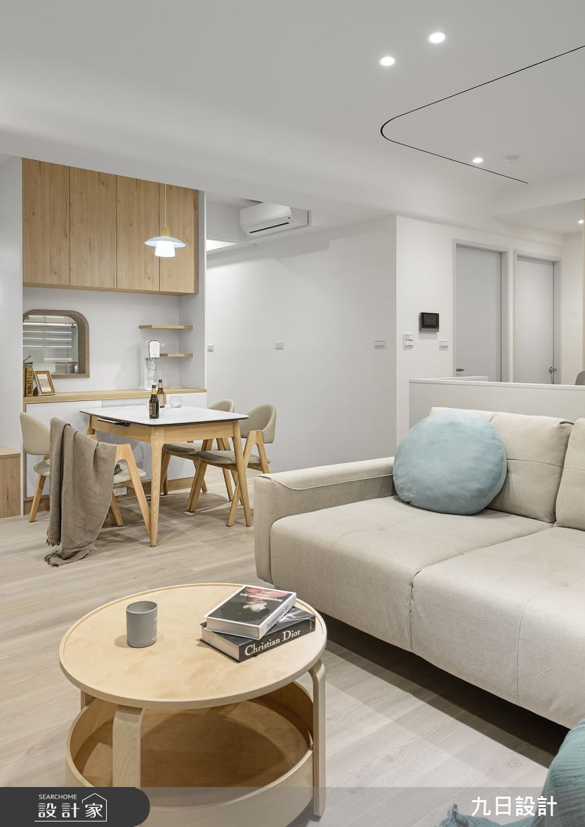 25坪＿北歐風客廳餐廳案例圖片＿九日室內裝修設計＿九日_88之24