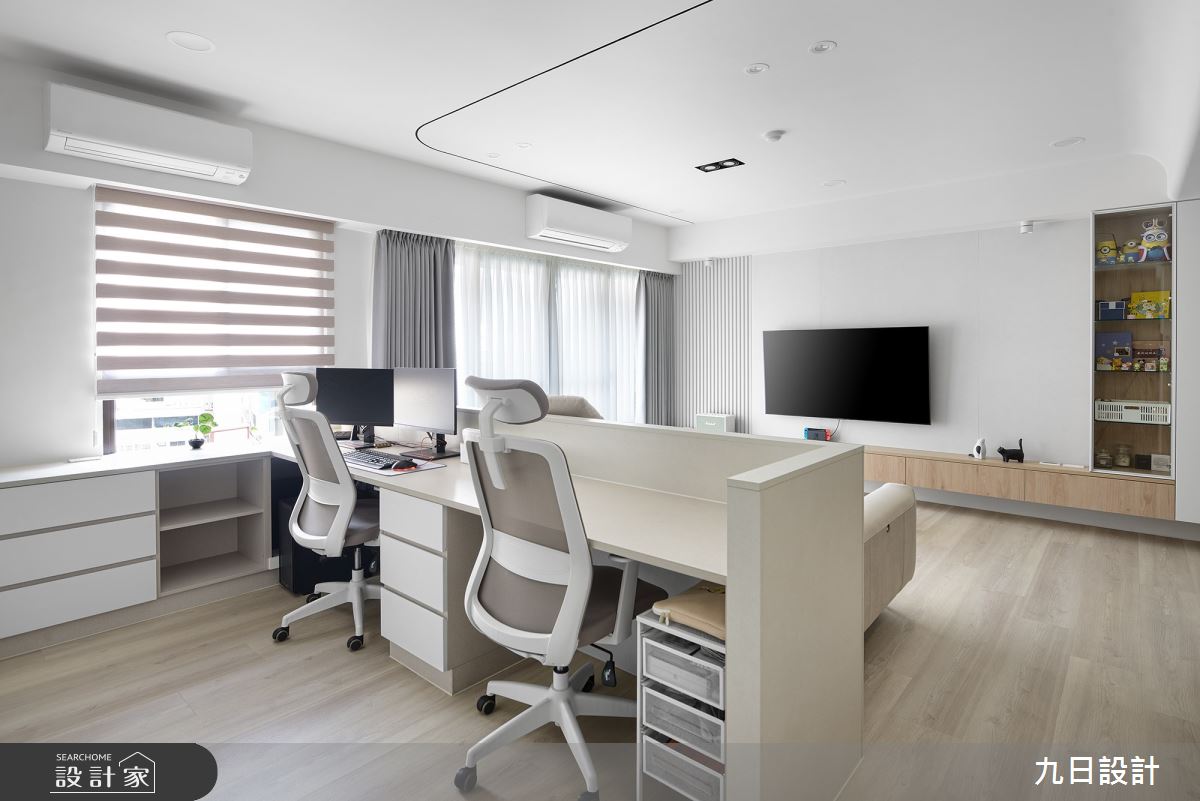 25坪＿北歐風客廳書房工作區案例圖片＿九日室內裝修設計＿九日_88之29