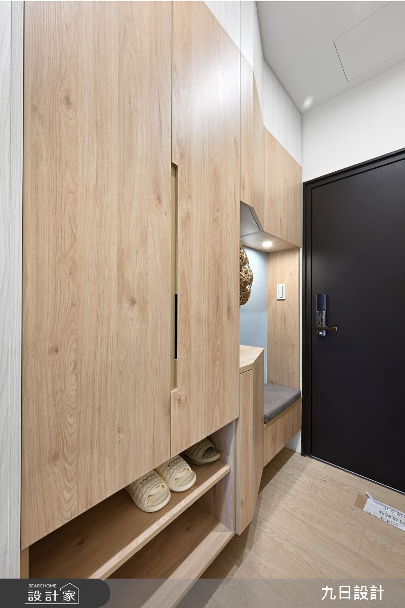 18坪新成屋(5年以下)＿北歐風玄關案例圖片＿九日室內裝修設計＿九日_89之3