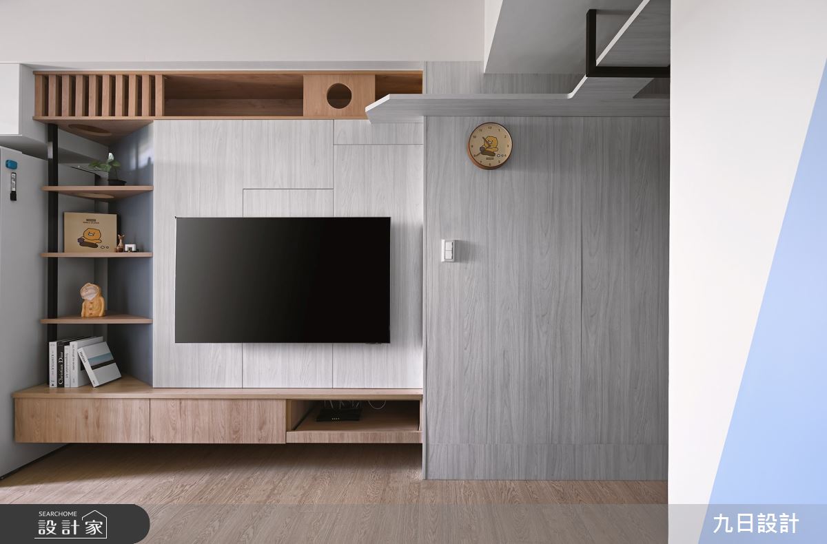 18坪新成屋(5年以下)＿北歐風客廳案例圖片＿九日室內裝修設計＿九日_89之6