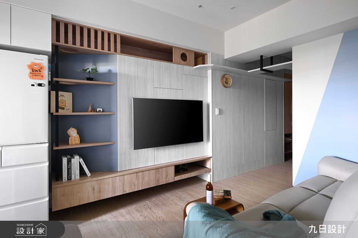 18坪新成屋(5年以下)＿北歐風客廳案例圖片＿九日室內裝修設計＿九日_89之7
