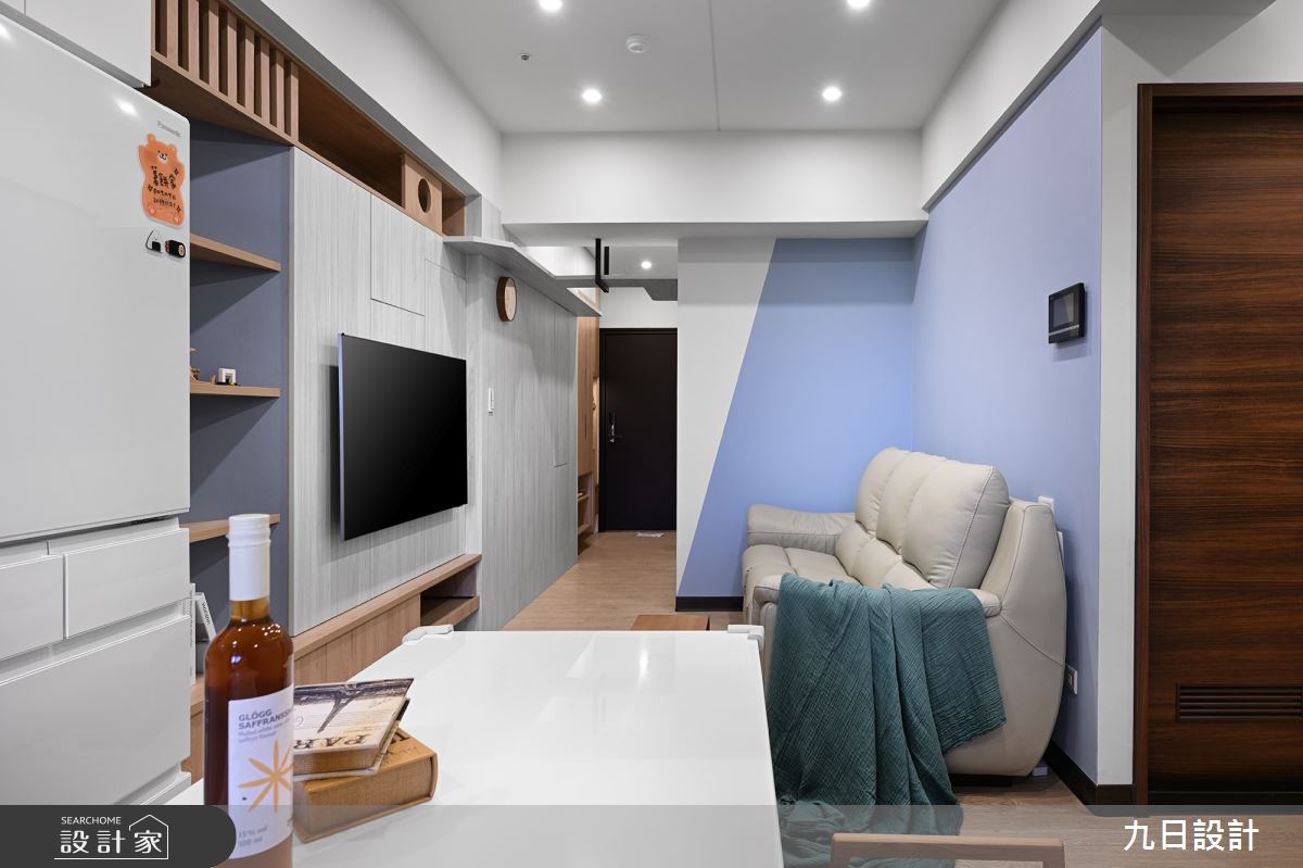 18坪新成屋(5年以下)＿北歐風玄關客廳餐廳中島案例圖片＿九日室內裝修設計＿九日_89之16