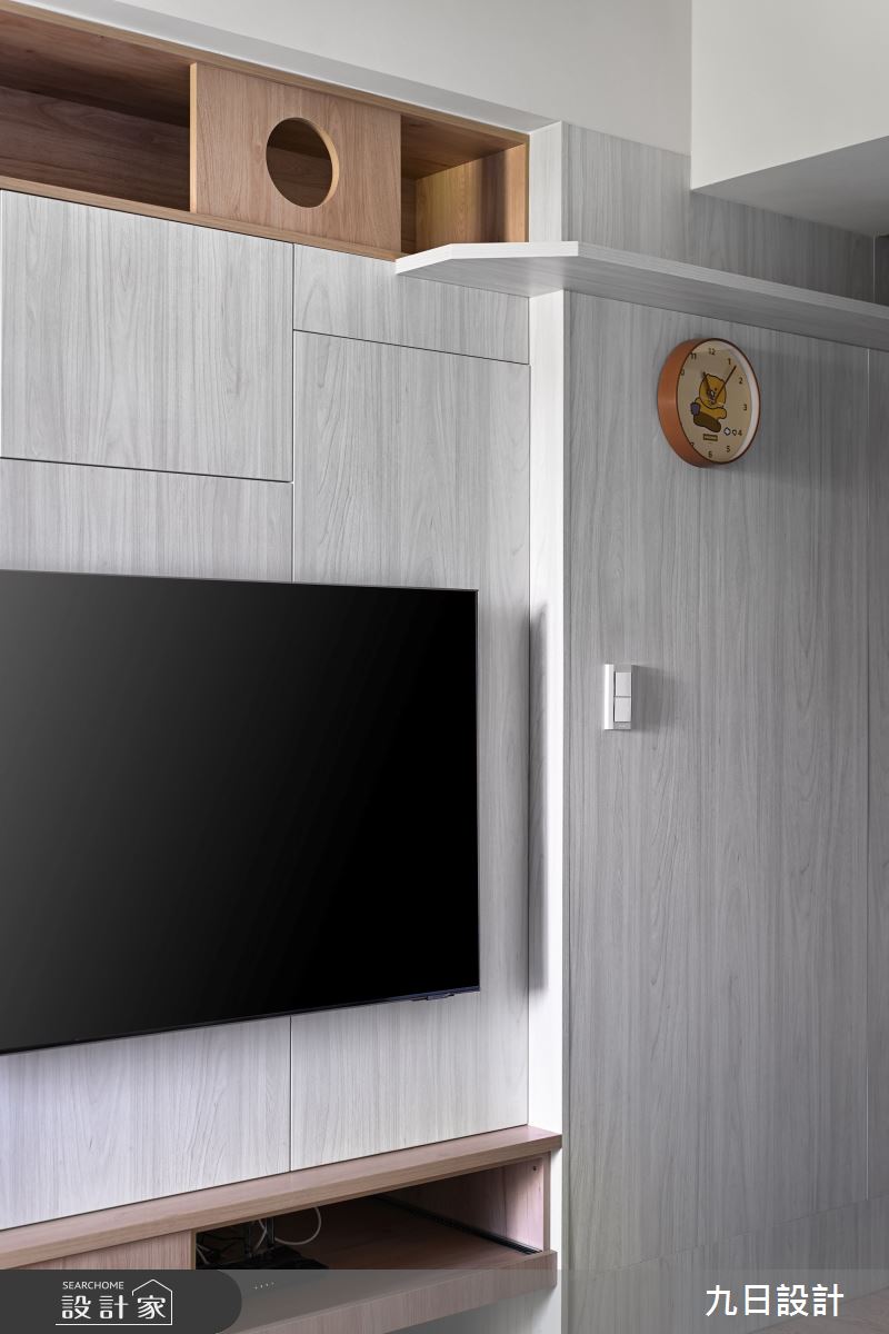 18坪新成屋(5年以下)＿北歐風客廳案例圖片＿九日室內裝修設計＿九日_89之19