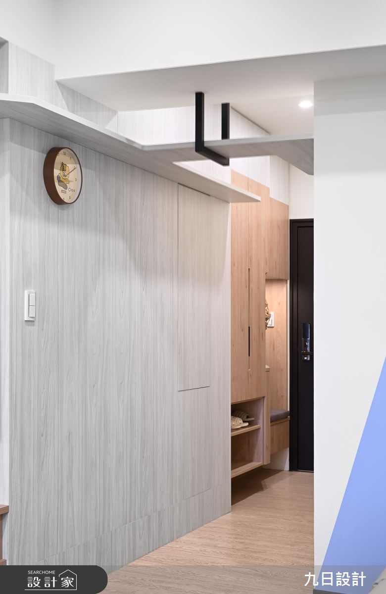 18坪新成屋(5年以下)＿北歐風玄關案例圖片＿九日室內裝修設計＿九日_89之18