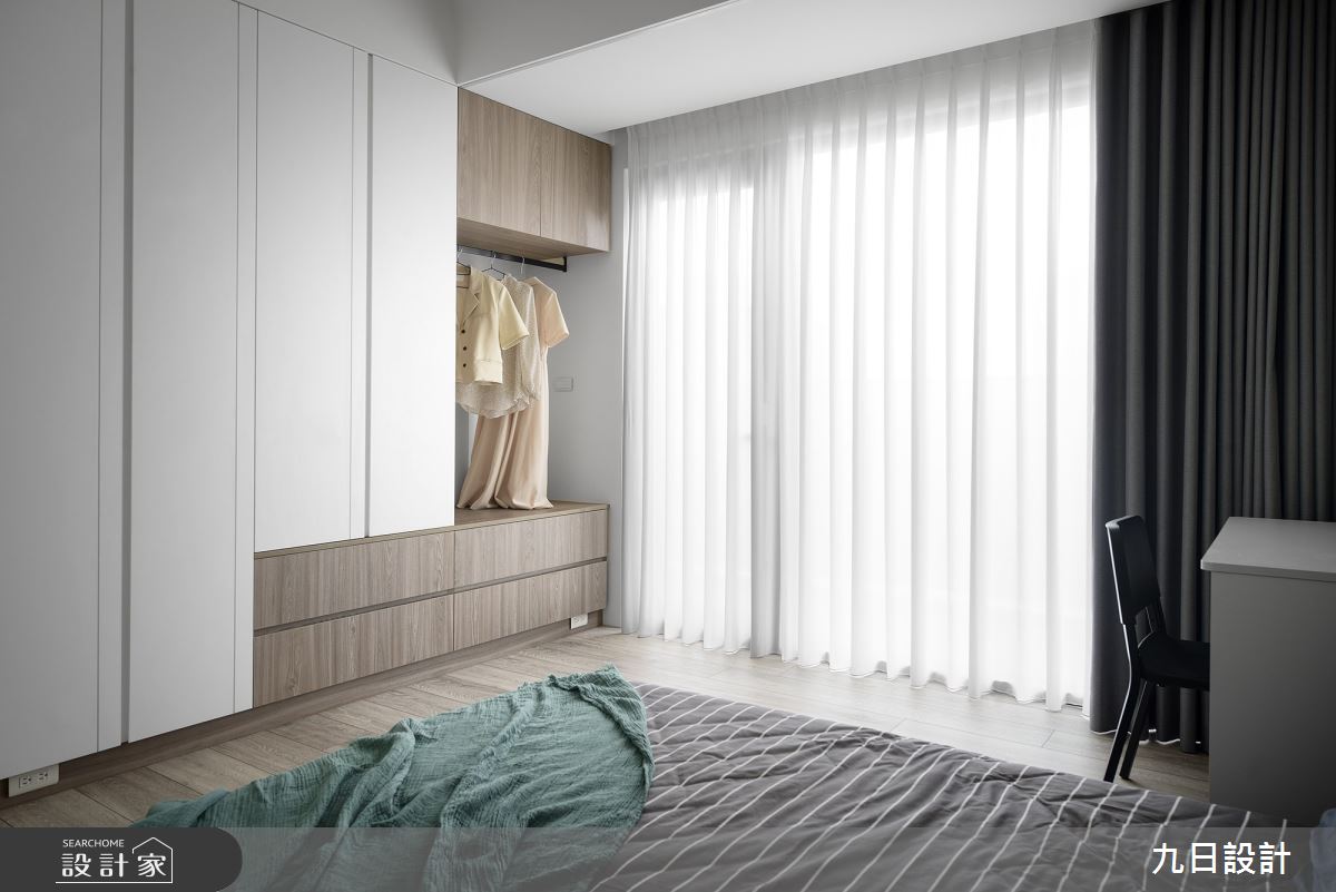 30坪新成屋(5年以下)＿現代風臥室案例圖片＿九日室內裝修設計＿九日_90之30