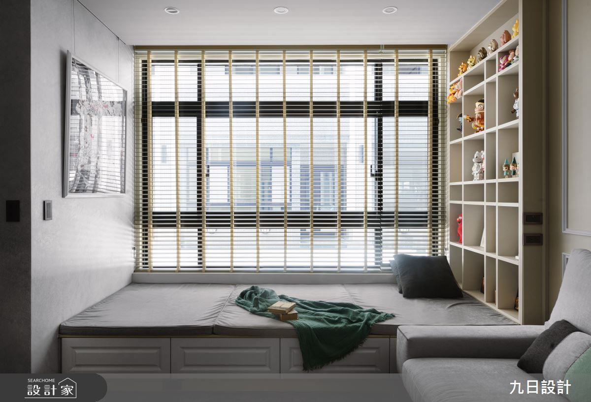 109坪新成屋(5年以下)＿現代美式風客廳臥榻案例圖片＿九日室內裝修設計＿九日_91之6