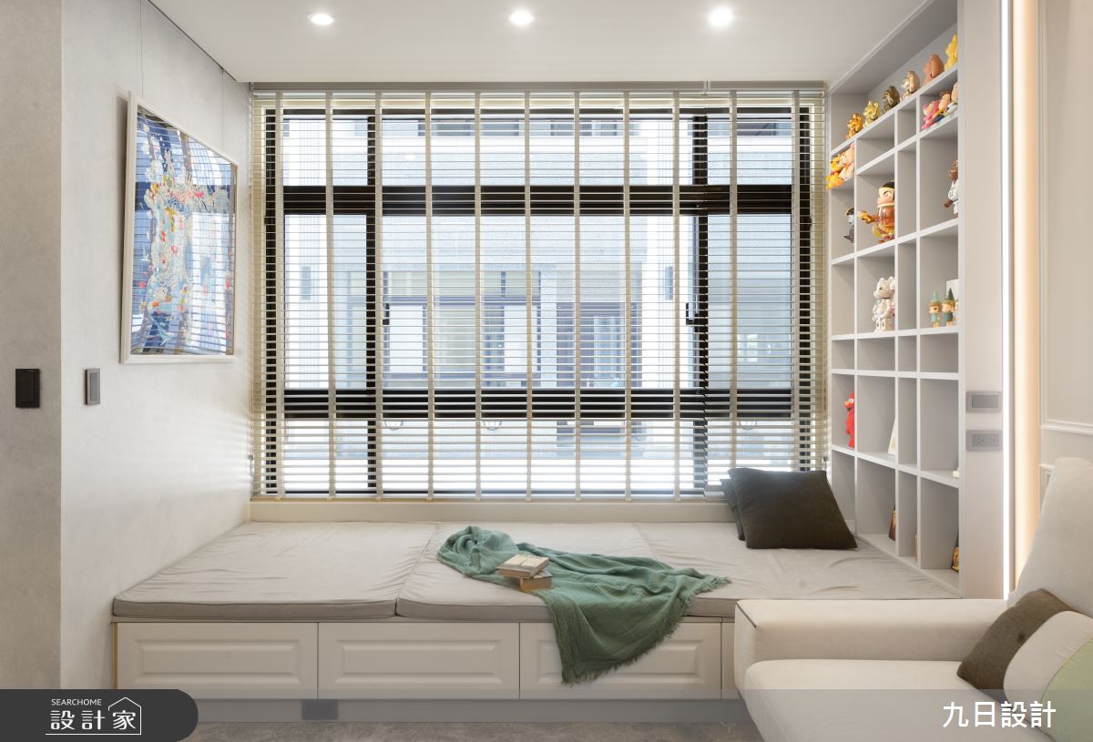 109坪新成屋(5年以下)＿現代美式風客廳臥榻案例圖片＿九日室內裝修設計＿九日_91之7