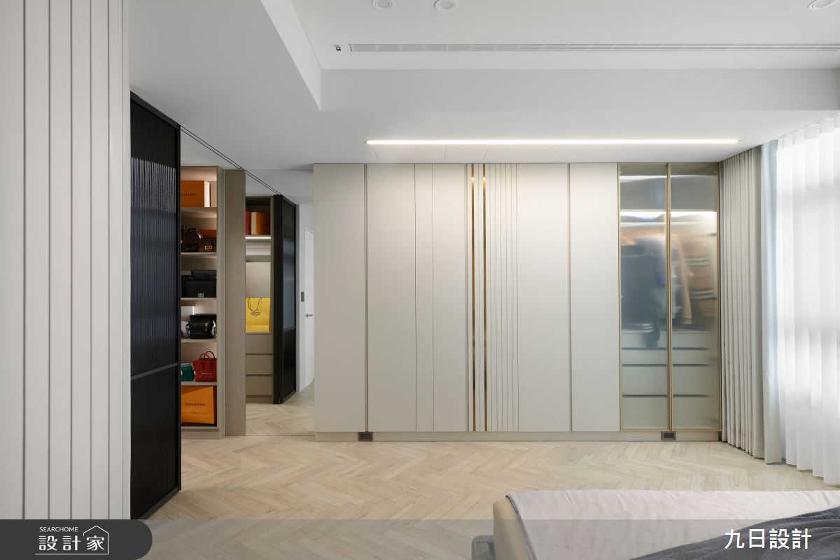 109坪新成屋(5年以下)＿現代美式風臥室更衣間案例圖片＿九日室內裝修設計＿九日_91之31