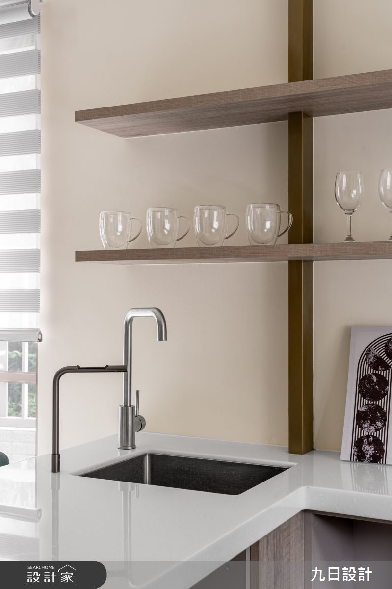 48坪新成屋(5年以下)＿現代風廚房中島案例圖片＿九日室內裝修設計＿九日_93之18