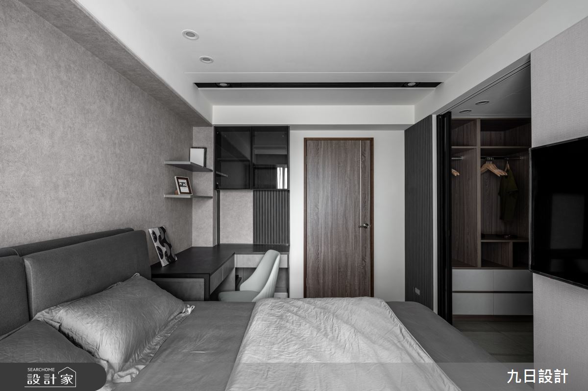 48坪新成屋(5年以下)＿現代風臥室案例圖片＿九日室內裝修設計＿九日_93之21