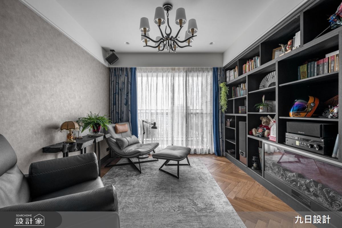 26坪新成屋(5年以下)＿歌德鄉村風客廳案例圖片＿九日室內裝修設計＿九日_95之12