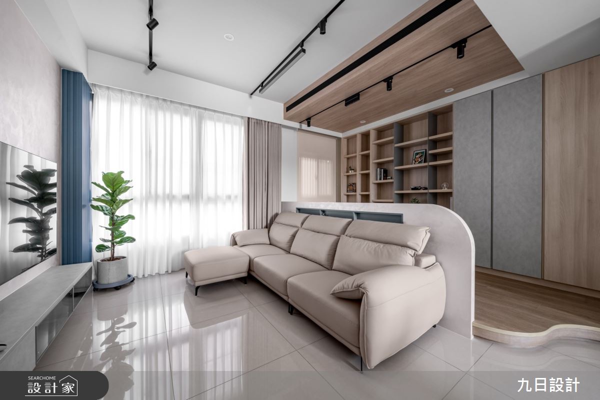 48坪新成屋(5年以下)＿現代風客廳書房案例圖片＿九日室內裝修設計＿九日_96之4