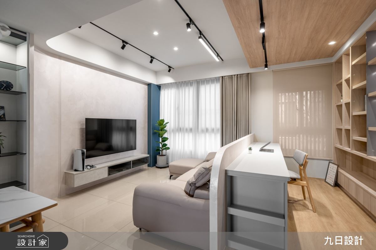48坪新成屋(5年以下)＿現代風客廳書房案例圖片＿九日室內裝修設計＿九日_96之7