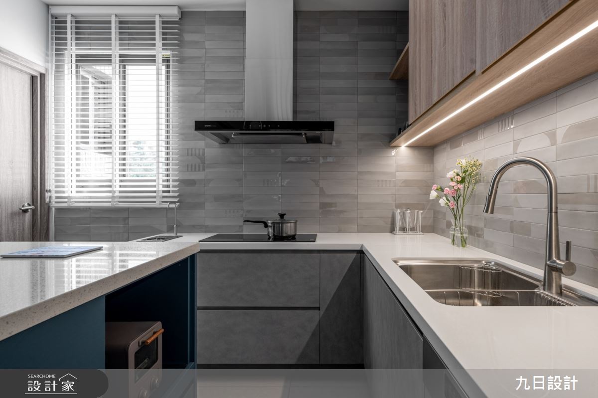 48坪新成屋(5年以下)＿現代風餐廳廚房中島案例圖片＿九日室內裝修設計＿九日_96之16