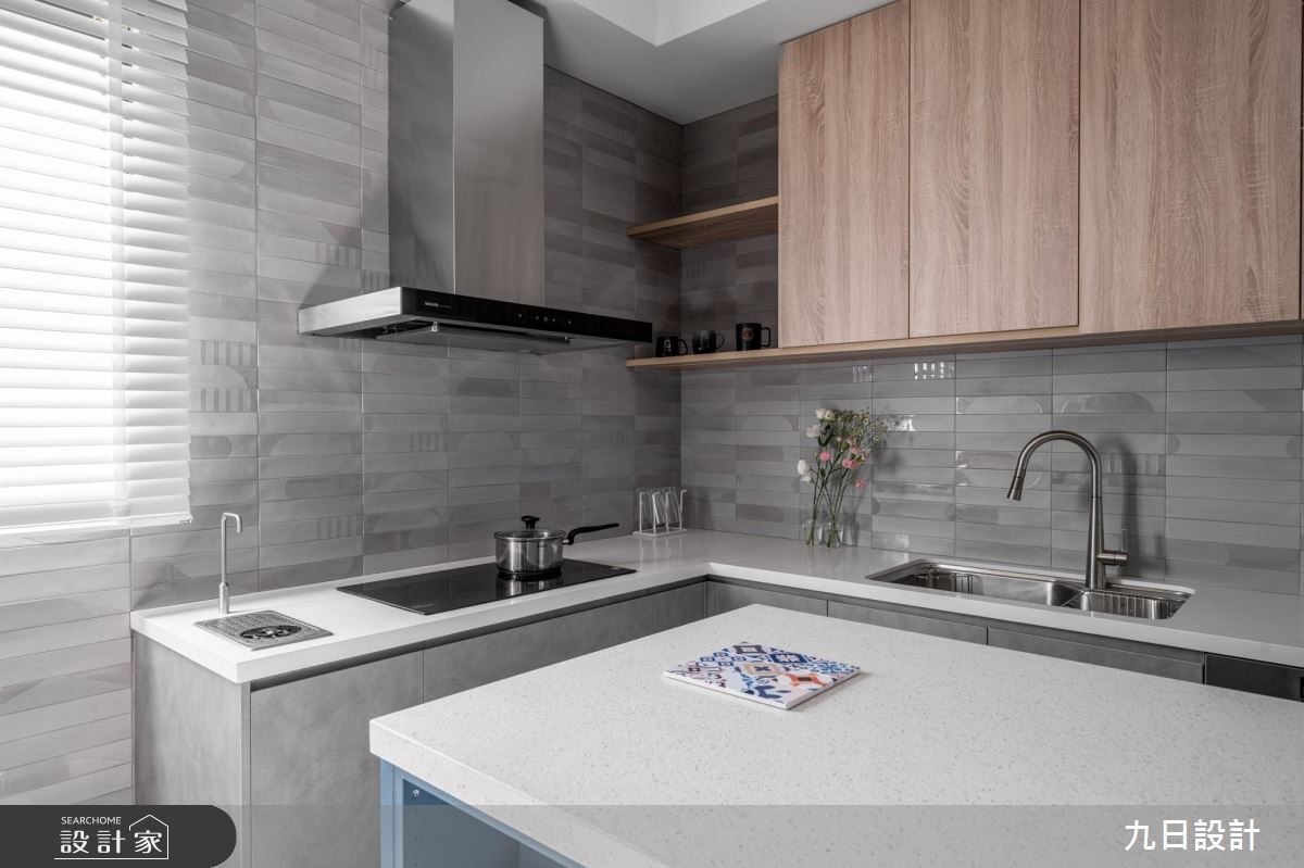 48坪新成屋(5年以下)＿現代風餐廳廚房中島案例圖片＿九日室內裝修設計＿九日_96之15