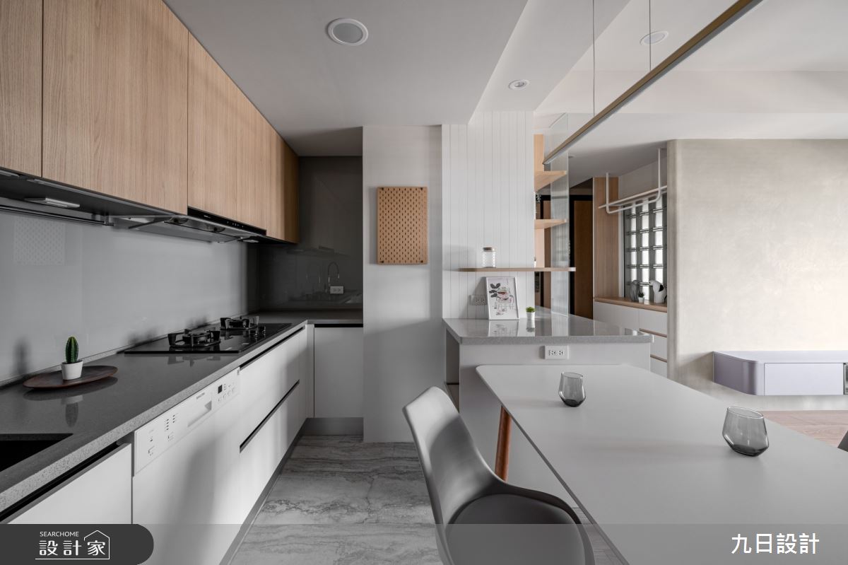 32坪新成屋(5年以下)＿北歐風餐廳廚房案例圖片＿九日室內裝修設計＿九日_97之22