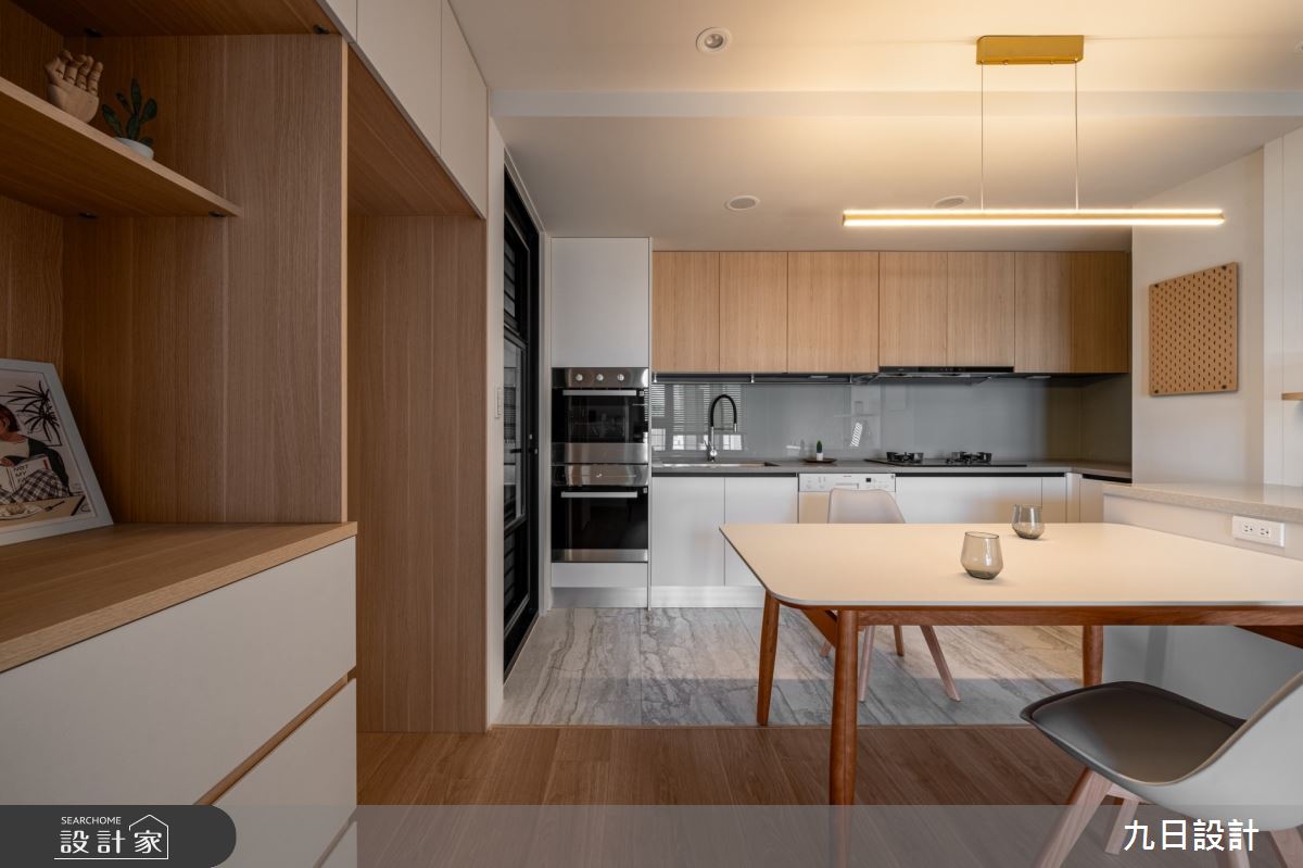 32坪新成屋(5年以下)＿北歐風餐廳廚房案例圖片＿九日室內裝修設計＿九日_97之24