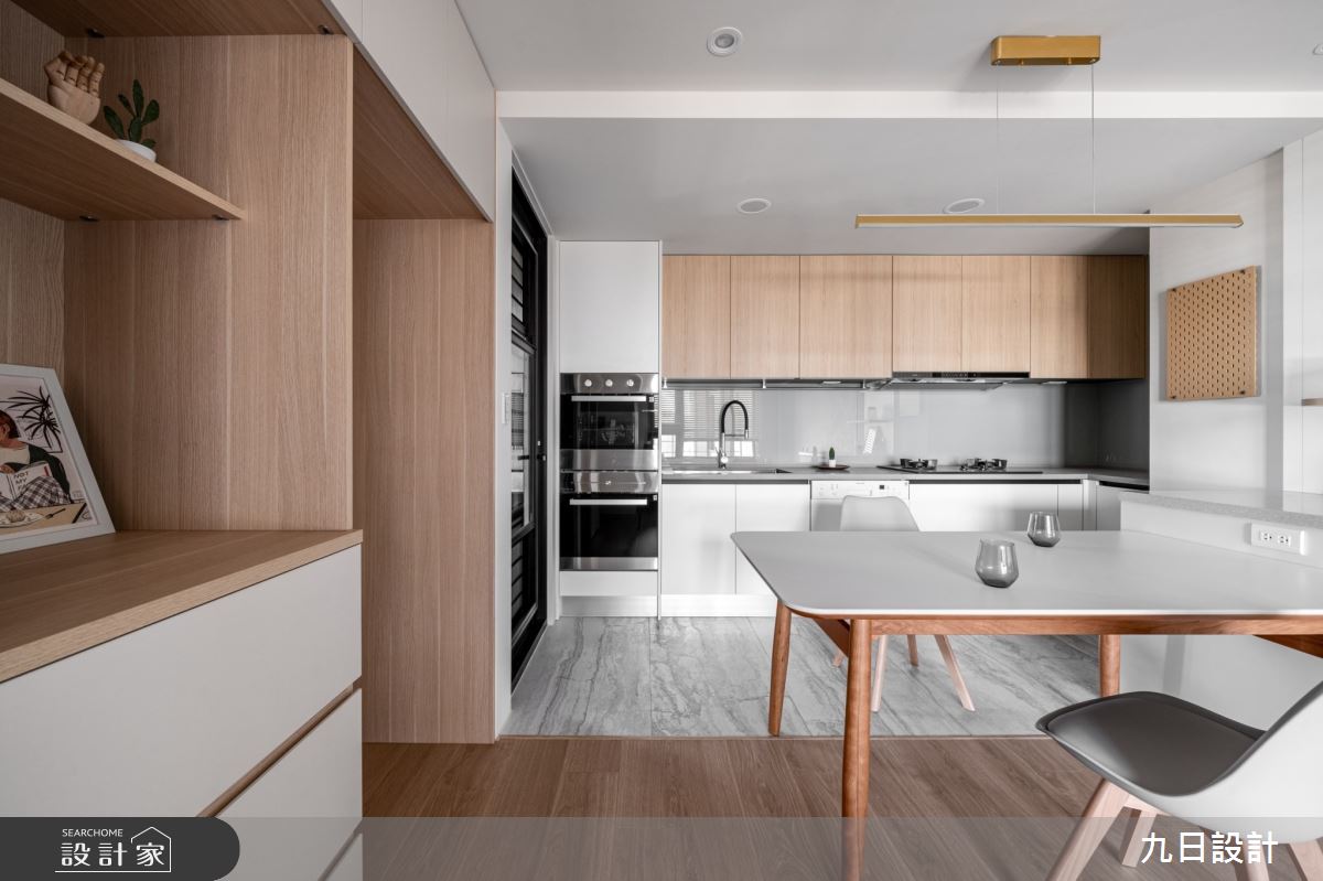 32坪新成屋(5年以下)＿北歐風餐廳廚房案例圖片＿九日室內裝修設計＿九日_97之23