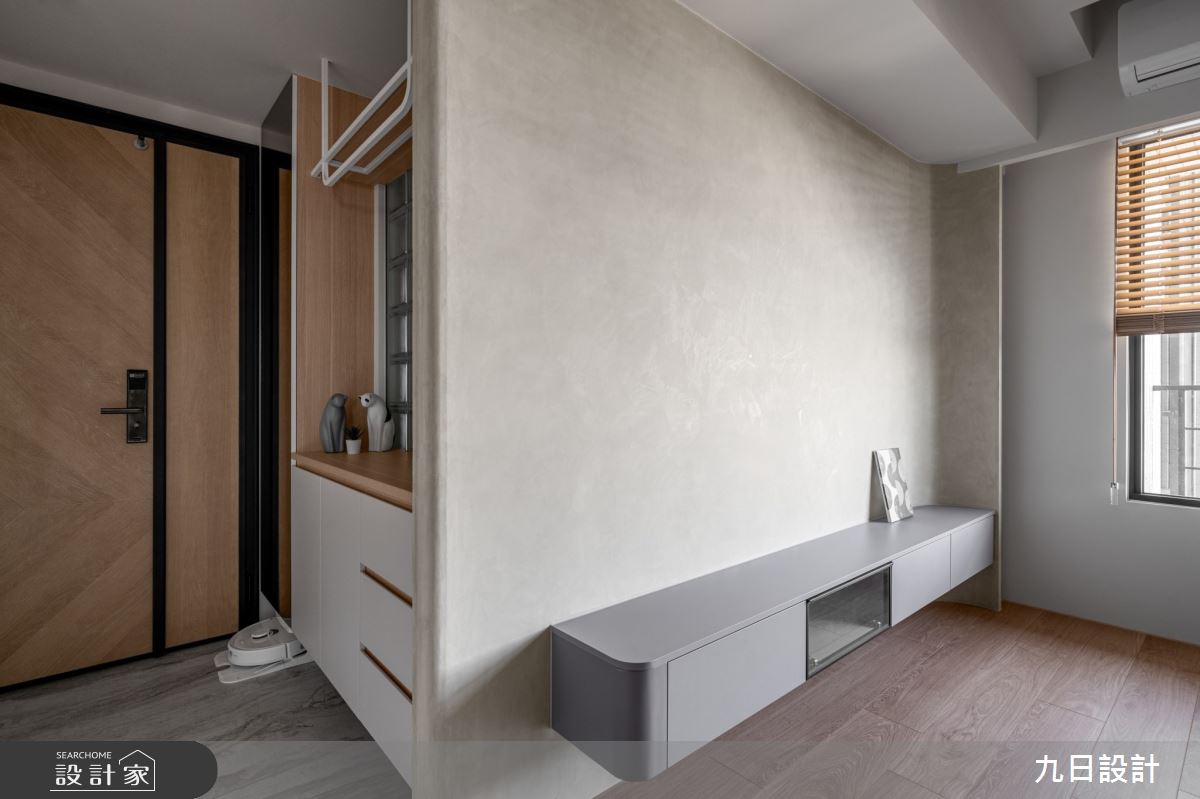 32坪新成屋(5年以下)＿北歐風玄關客廳案例圖片＿九日室內裝修設計＿九日_97之17