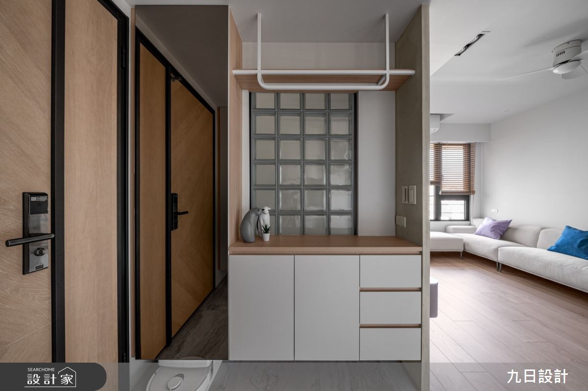 32坪新成屋(5年以下)＿北歐風玄關客廳案例圖片＿九日室內裝修設計＿九日_97之2