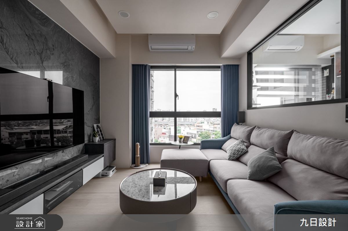 20坪新成屋(5年以下)＿現代風客廳案例圖片＿九日室內裝修設計＿九日_99之8