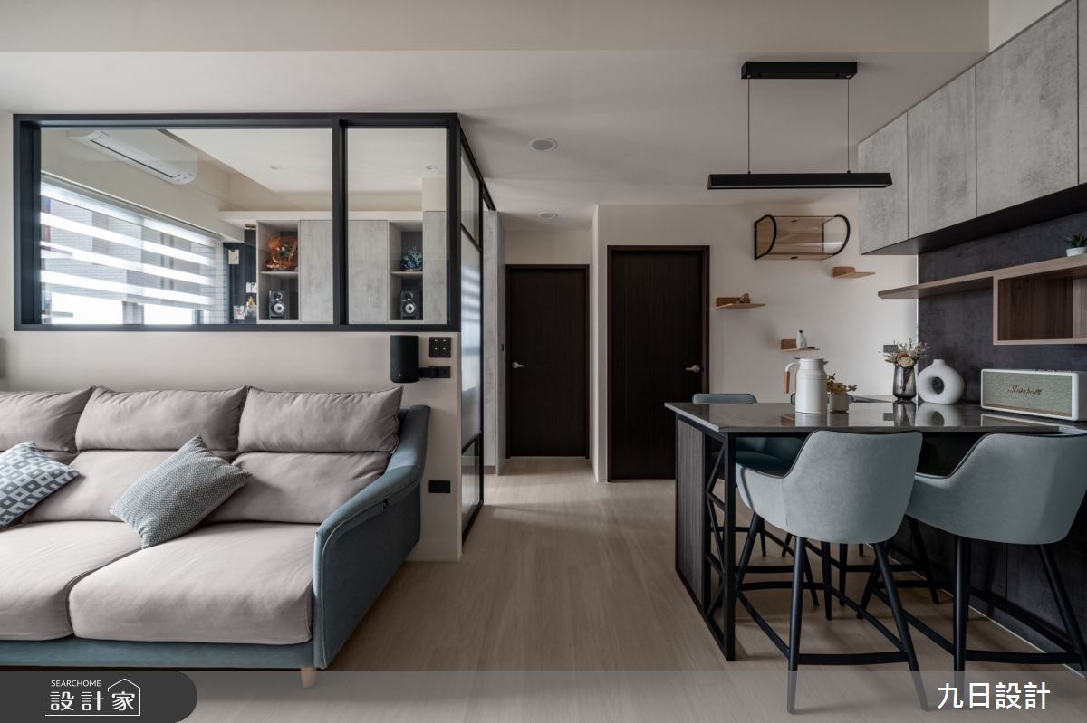 20坪新成屋(5年以下)＿現代風客廳餐廳案例圖片＿九日室內裝修設計＿九日_99之10