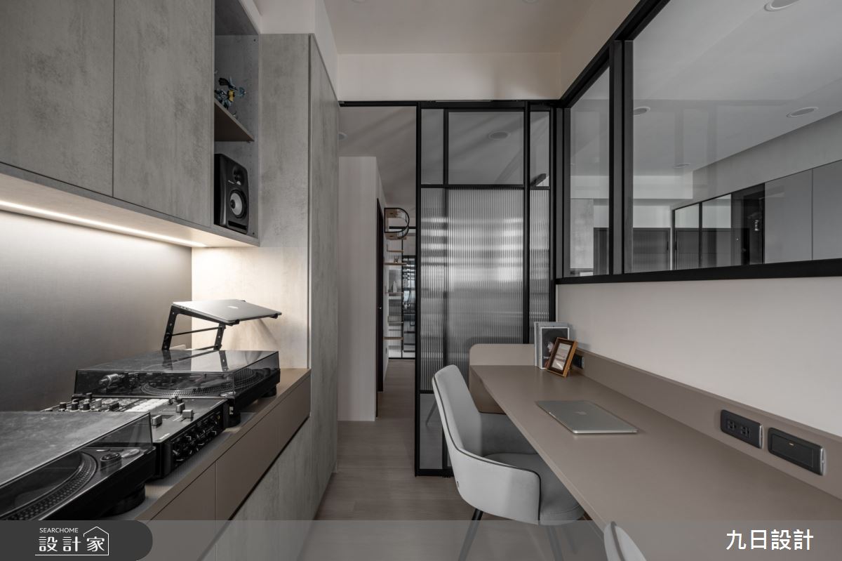 20坪新成屋(5年以下)＿現代風書房工作區案例圖片＿九日室內裝修設計＿九日_99之13