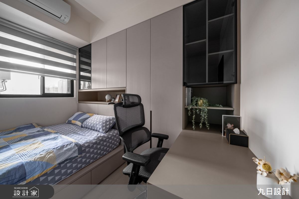 20坪新成屋(5年以下)＿現代風臥室案例圖片＿九日室內裝修設計＿九日_99之21