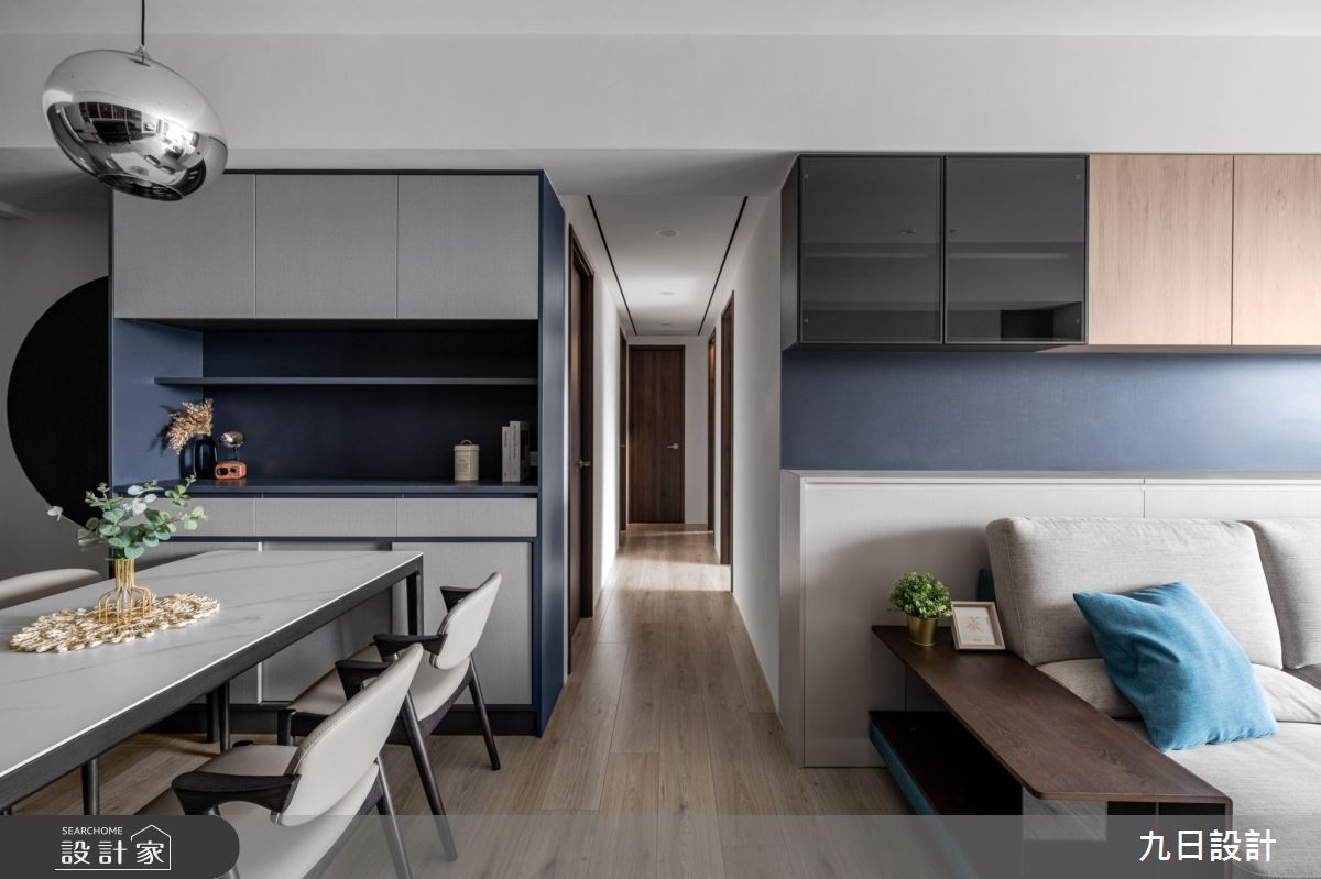 25坪新成屋(5年以下)＿現代風客廳餐廳走廊案例圖片＿九日室內裝修設計＿九日_100之16