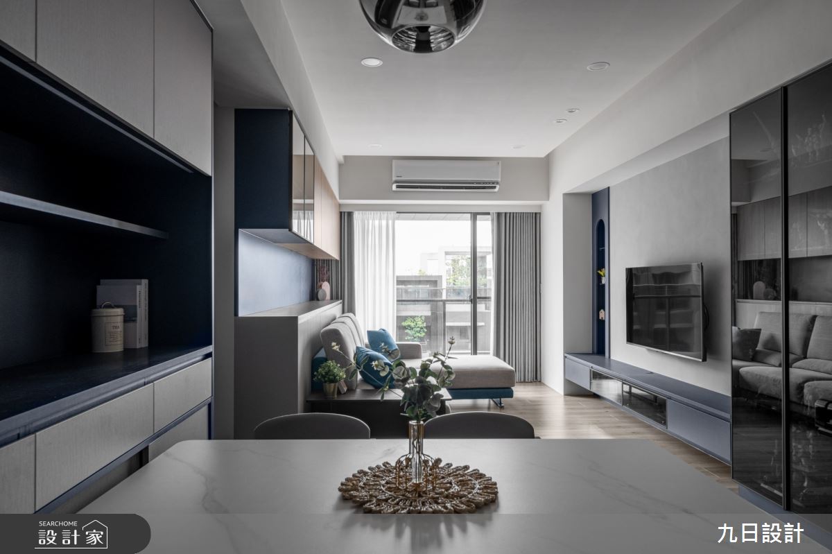 25坪新成屋(5年以下)＿現代風客廳餐廳案例圖片＿九日室內裝修設計＿九日_100之4