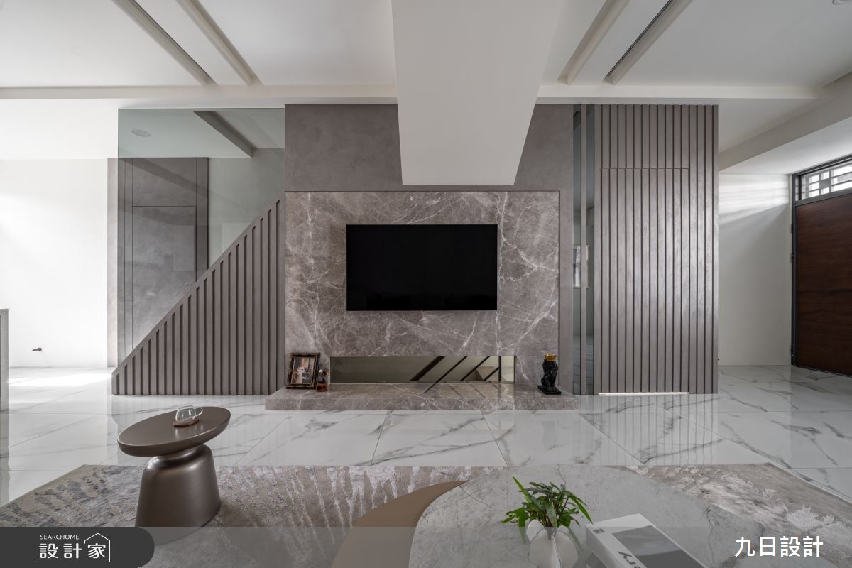 180坪老屋(16~30年)＿現代輕奢風客廳案例圖片＿九日室內裝修設計＿九日_102之3