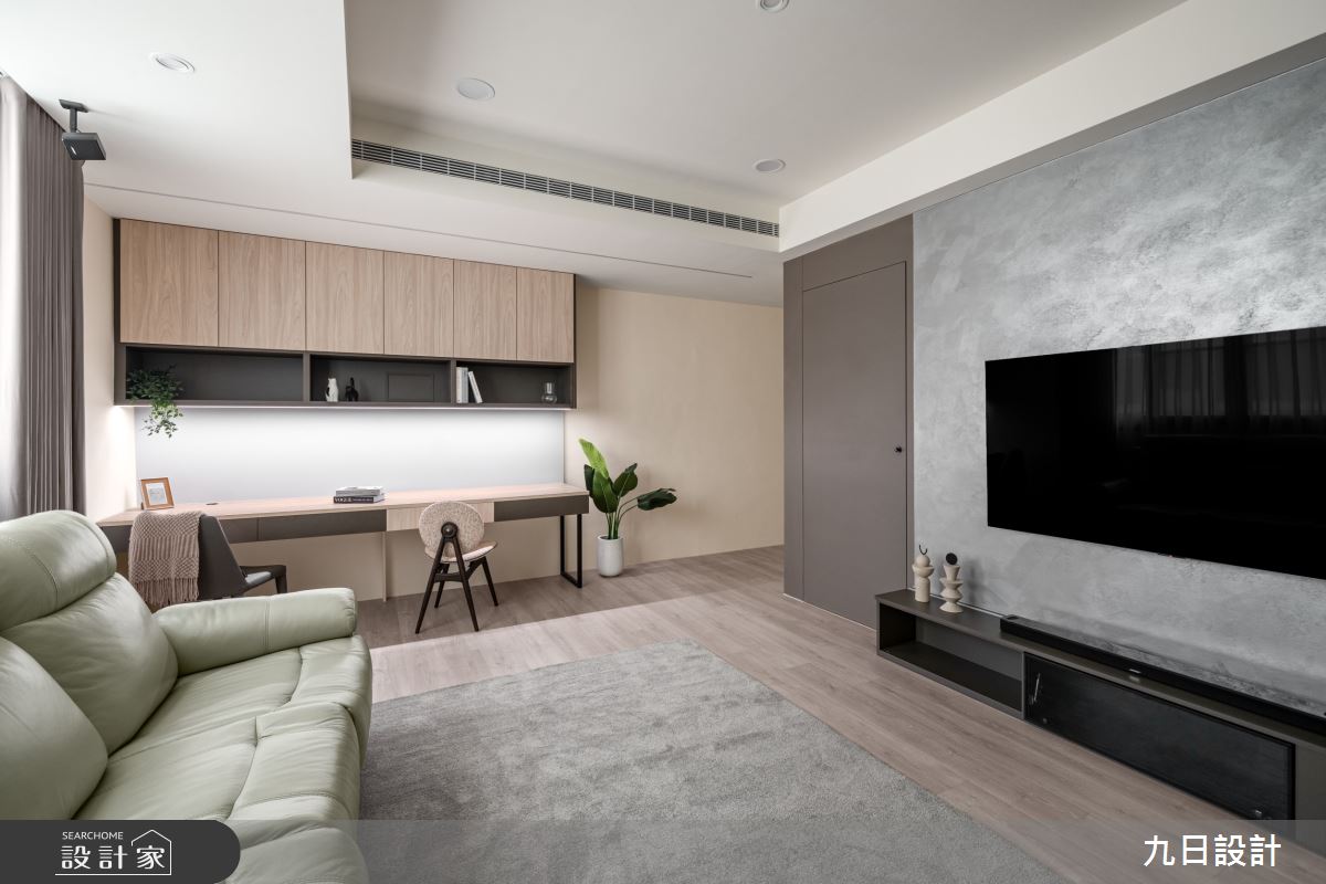 180坪老屋(16~30年)＿現代輕奢風客廳書房案例圖片＿九日室內裝修設計＿九日_102之13
