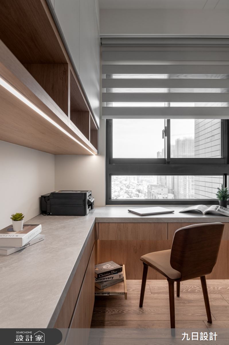 24坪新成屋(5年以下)＿現代義式風書房工作區案例圖片＿九日室內裝修設計＿九日_103之30