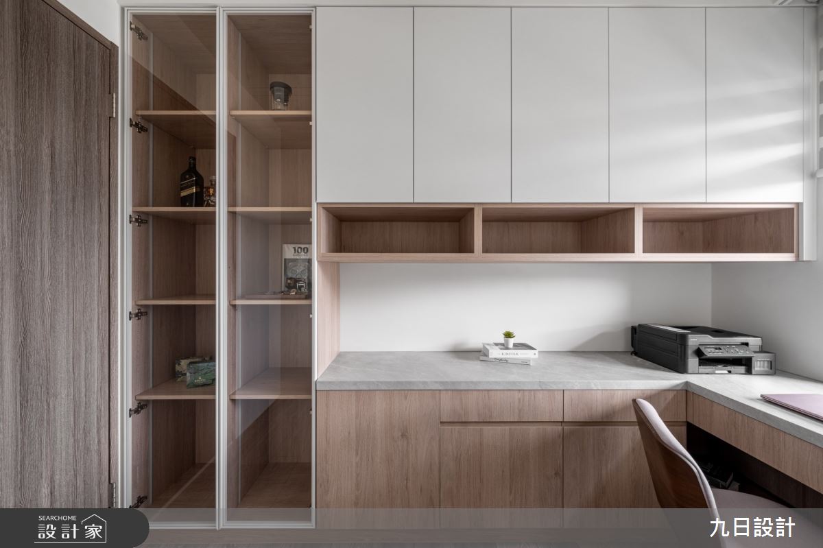 24坪新成屋(5年以下)＿現代義式風書房工作區案例圖片＿九日室內裝修設計＿九日_103之27